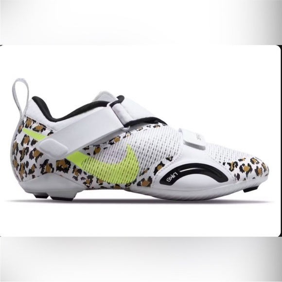 New Nike SuperRep Cycle White Leopard Indoor Cycling Shoes CJ0775-177 Sz 6 & 6.5 - Picture 2 of 8